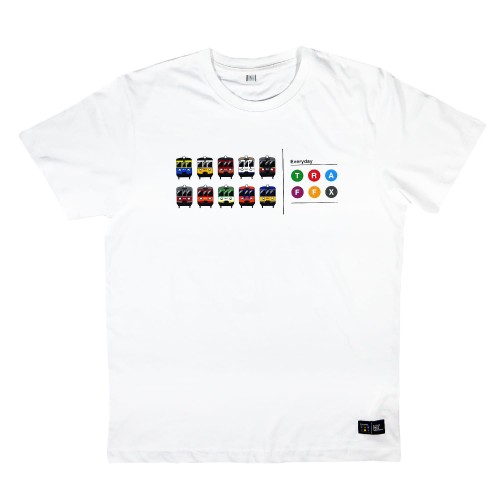 Traffx koszulka EN57 biała