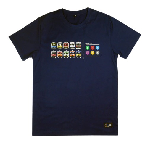 Traffx koszulka EN57 granatowa