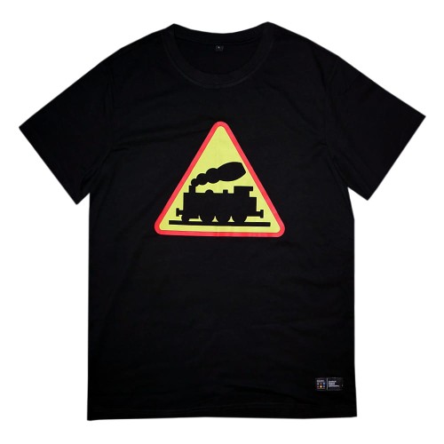 Traffx koszulka Przejazd Kolejowy czarna