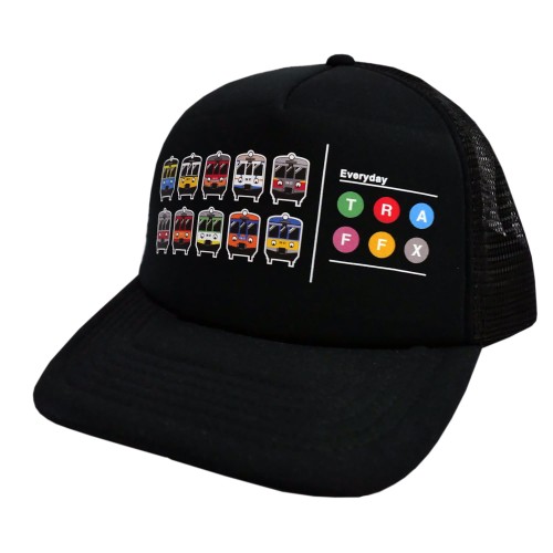 Traffx czapka z daszkiem Trucker EN57 czarna