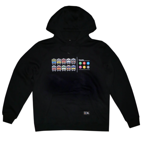 Traffx Bluza z kapturem EN 57 czarna 