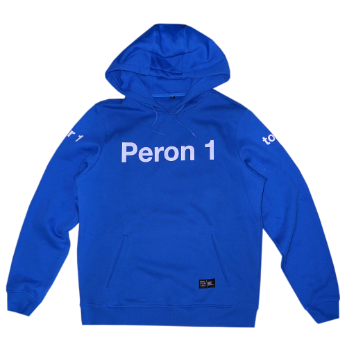 Traffx Bluza z kapturem Peron 1 niebieska